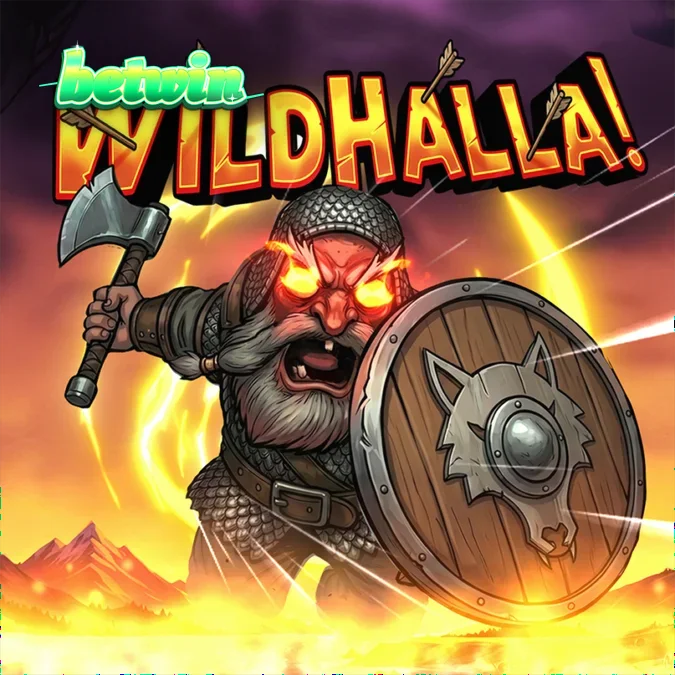 Interface do jogo Wildhalla em um dispositivo móvel mostrando o grid de 5x4